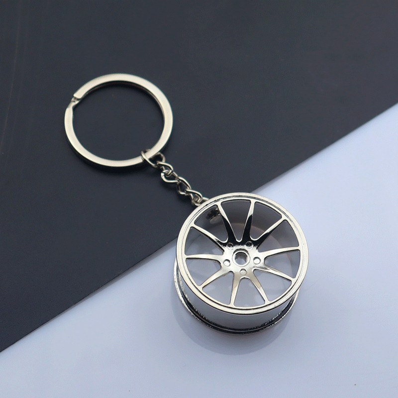 1kom novog modnog cjelovitog metalnog privjeska za automobilske ključeve