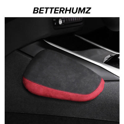 BETTERHUMZ Alcantara automašīnas kāju spilvena ceļgalu atbalsta spilvens Porsche 911 Cayenne Panamer Macan Taycan salona piederumi