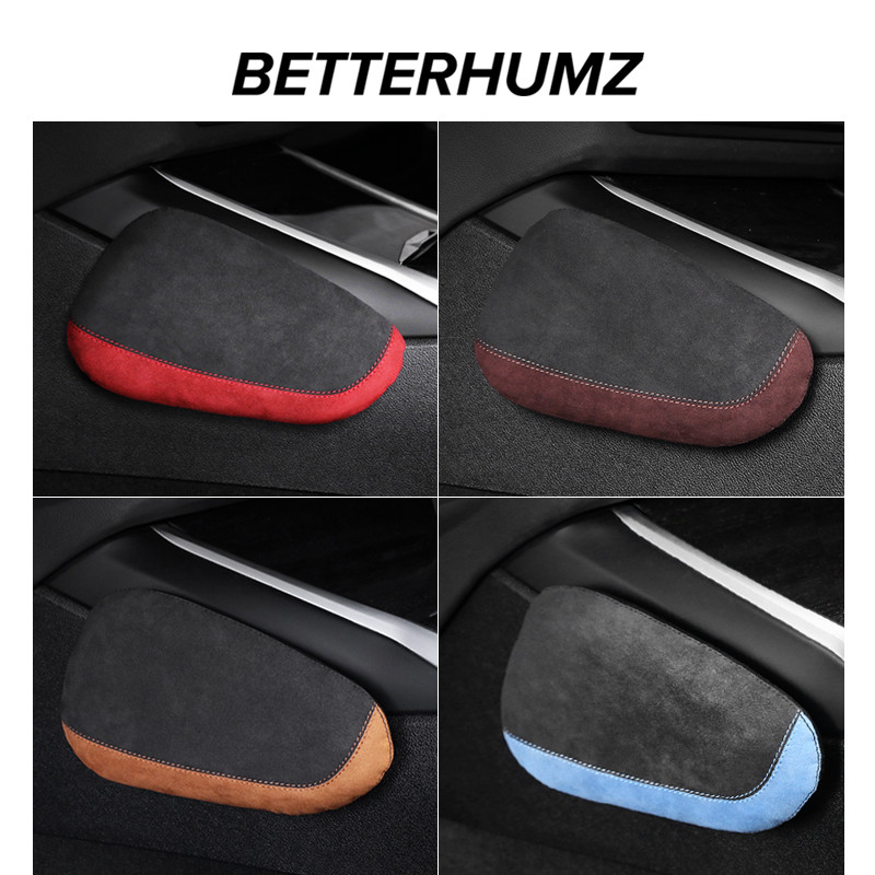 BETTERHUMZ Alcantara autó lábpárna térdtámasztó párna Porsche 911 Cayenne Panamer Macan Taycan belső kiegészítők