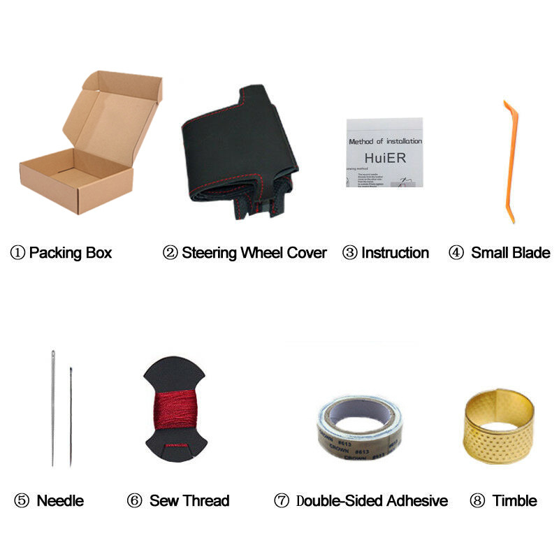 Ručno šivanje poklopca upravljača automobila od pletenice za Audi A6 (C8) Avant Allroad 2018-2019 A7 (K8) 2018-2019 S7 2019