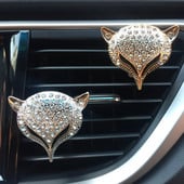 Bling Dodaci za automobil Interijer automobila Klip za ventilacijski otvor Cool Fox Decoration Osvježivač automobila Miris Difuzor arome automobila Ukrasi za automobil