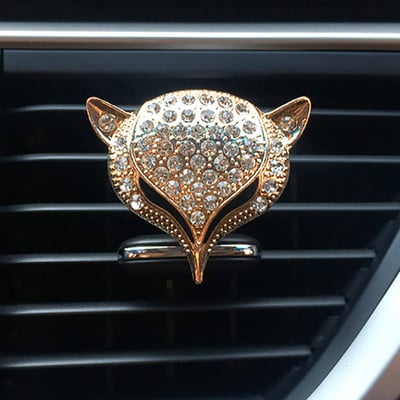 Bling Dodaci za automobil Interijer automobila Klip za ventilacijski otvor Cool Fox Decoration Osvježivač automobila Miris Difuzor arome automobila Ukrasi za automobil