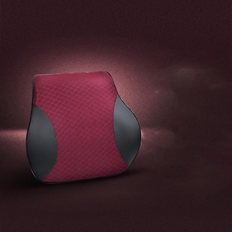 Automobilio kėdės nugaros atramos pagalvės Juosmens atramos pagalvėlė Atminties putplasčio juosmens atrama Minkšta kvėpuojanti nugaros atrama Biuro namų pagalvėlė sėdynė