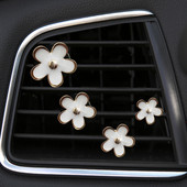 4 τμχ/παρτίδα Flower Car Vent Clip Auto Perfume Scent Car Diffuser άρωμα Κομψά αξεσουάρ αυτοκινήτου Εσωτερική διακόσμηση για κορίτσια Δώρο