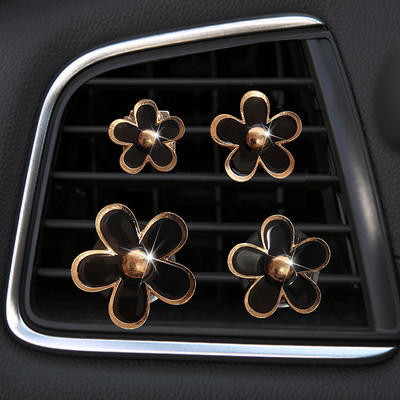 4 τμχ/παρτίδα Flower Car Vent Clip Auto Perfume Scent Car Diffuser άρωμα Κομψά αξεσουάρ αυτοκινήτου Εσωτερική διακόσμηση για κορίτσια Δώρο