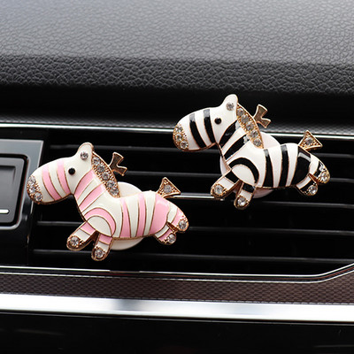 Jauks Zebra Auto aromāts Auto Vent Clip Gaisa atsvaidzinātājs Auto Interjera Apdarē Auto Aromātu Izkliedētājs Auto Piederumi Meitenes