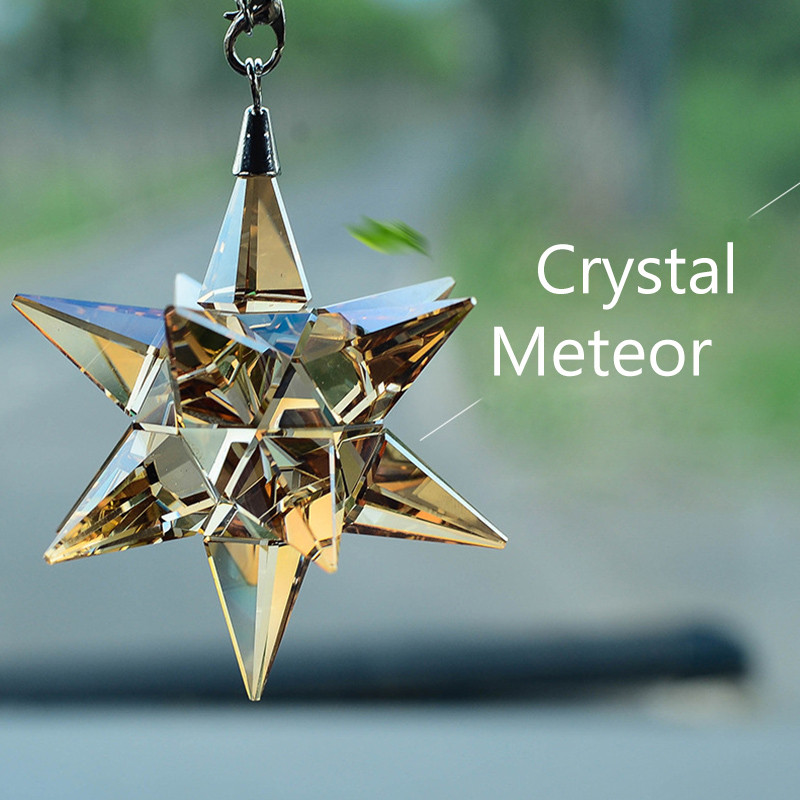 Crystal Meteor autós medálok Luxus autó belső dekoráció Autós kiegészítők Lányoknak Medál autós tükörbe akasztó díszek Ajándékok