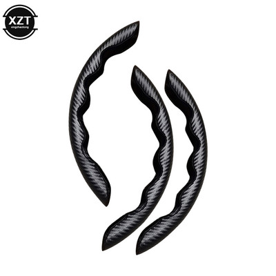 1 pora anglies pluošto automobilių vairo dangtelių universalūs vairo dangteliai, neslystantys prakaitą sugeriantys automobilio salono priedai