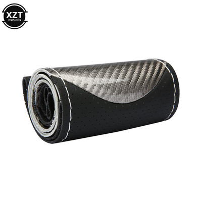 Navlaka za volan automobila Kristalna zaštitna navlaka od karbonskih vlakana Ručno šivana navlaka za volan Four Seasons Univerzalna