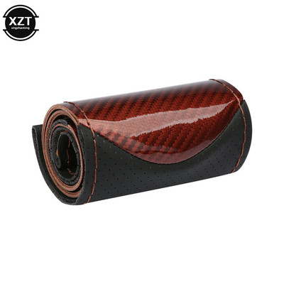 Navlaka za volan automobila Kristalna zaštitna navlaka od karbonskih vlakana Ručno šivana navlaka za volan Four Seasons Univerzalna