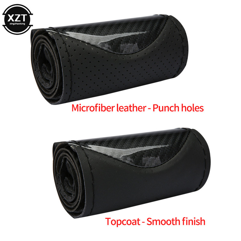 Navlaka za volan automobila Kristalna zaštitna navlaka od karbonskih vlakana Ručno šivana navlaka za volan Four Seasons Univerzalna