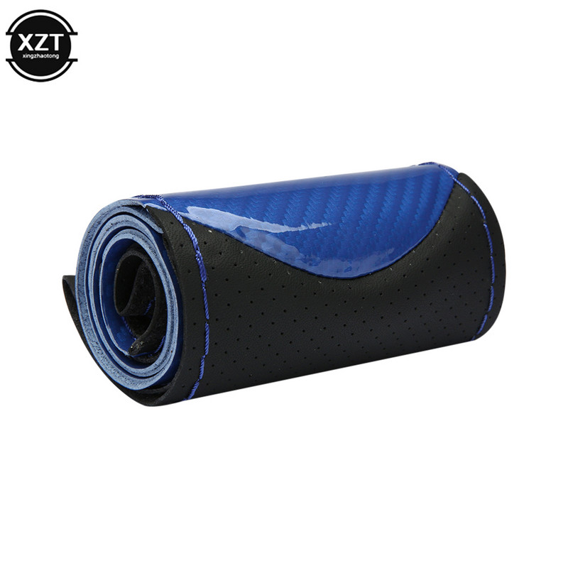 Navlaka za volan automobila Kristalna zaštitna navlaka od karbonskih vlakana Ručno šivana navlaka za volan Four Seasons Univerzalna