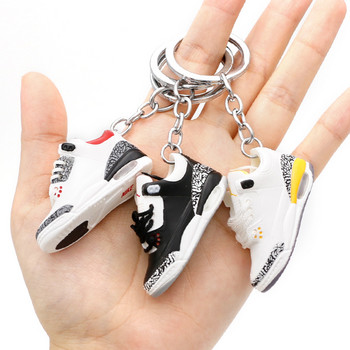Изящен подарък син ключодържател 3D триизмерна висулка за спортни обувки четвърто поколение модел творчески INS моден висулка