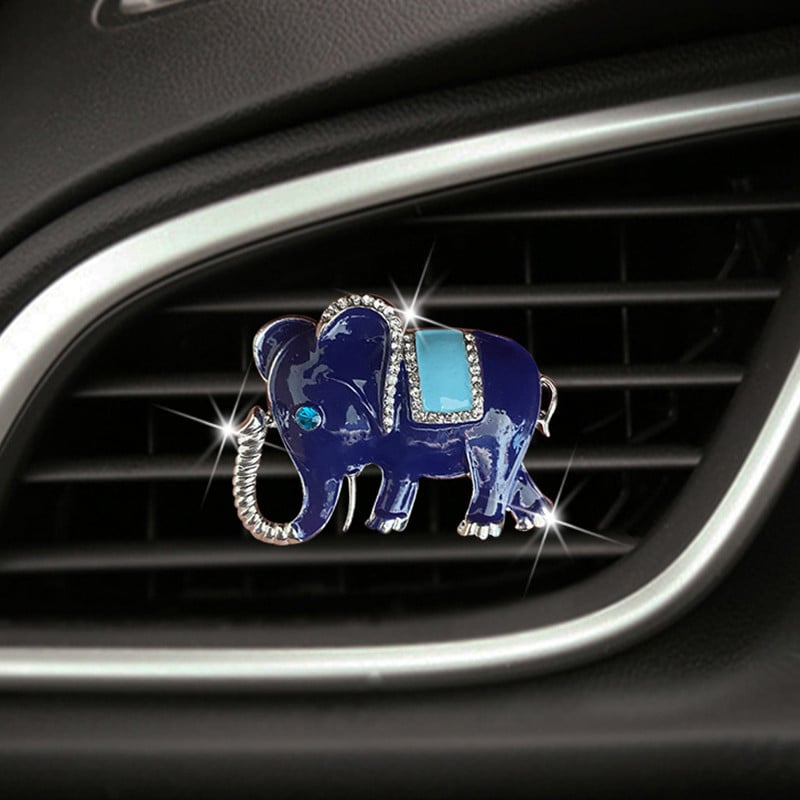Elefánt autódíszítő kapocs légfrissítő az Auto Outletben Parfüm Clip autós aromadiffúzor Autós kiegészítők Autódíszek Ajándékok
