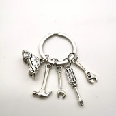 Моден механичен ключодържател Подарък за Деня на бащата Кола Подарък Инструмент Сувенир Нов ръчно изработен ключодържател