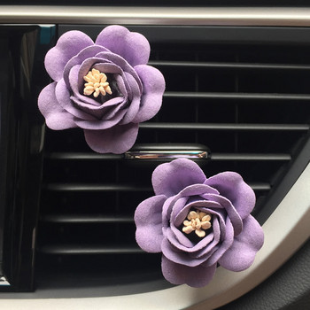 Τρισδιάστατο χειροποίητο αποσμητικό αέρα λουλουδιών In Auto Decor Outlet Conditioner Clip Στερεό Άρωμα αυτοκινήτου Άρωμα Αυτοκινήτου Στολίδι για Κυρία