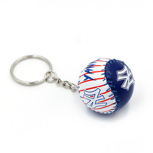 Szimulációs Baseball Kulcstartó Divat Cool Tide Hátizsák Táska Autós Kulcs Medál Kiegészítők Báj Kulcstartó Ajándékozzon legjobb barátjának