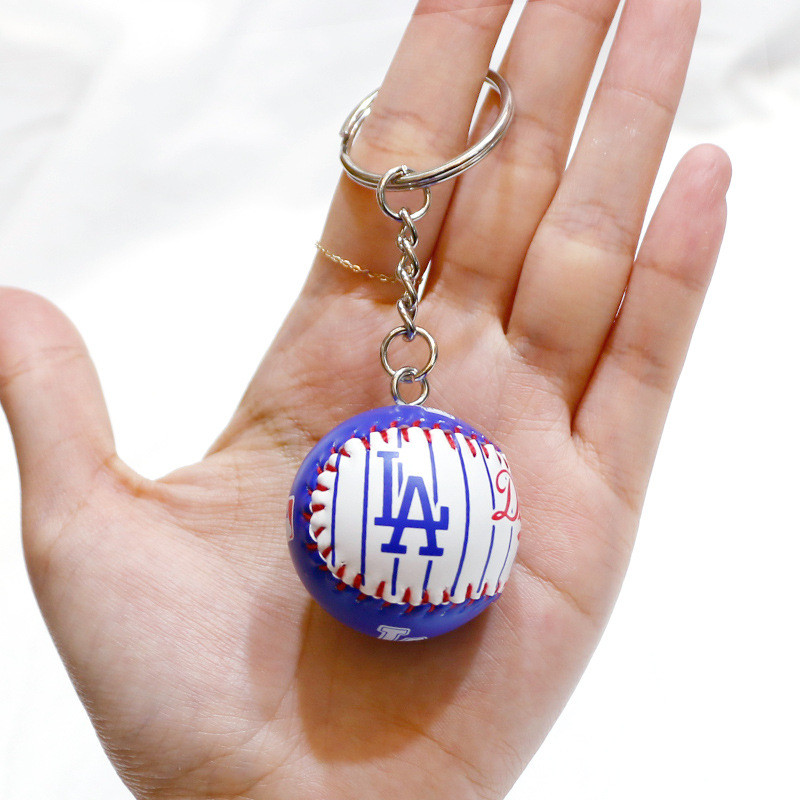 Szimulációs Baseball Kulcstartó Divat Cool Tide Hátizsák Táska Autós Kulcs Medál Kiegészítők Báj Kulcstartó Ajándékozzon legjobb barátjának