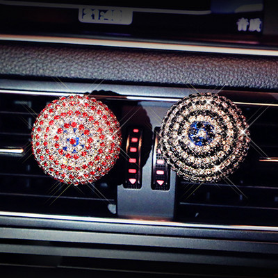 Bling dodatak za automobile za djevojčice Poklon Osvježivač zraka za automobil Cvjetna kopča za ventilacijski otvor Auto Interior Decor Aroma u automobilu Aroma difuzor Miris