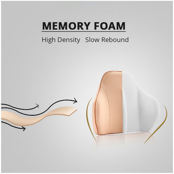 Μαξιλάρι πλάτης ορθοπεδικής οσφυϊκής υποστήριξης με θήκη πλάτης Memory Foam