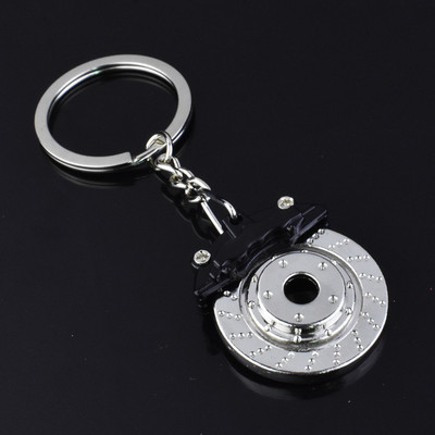 Új univerzális autóház Cool Gunmetal Spinning Turbo kulcstartó turbófeltöltő kulcstartó Kreatív design