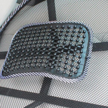 Κάθισμα αυτοκινήτου Καρέκλα γραφείου Μασάζ πλάτης οσφυϊκής υποστήριξης Διχτυωτό αεριζόμενο μαξιλάρι πλάτης οσφυϊκό μαξιλάρι για οδηγό αυτοκινήτου