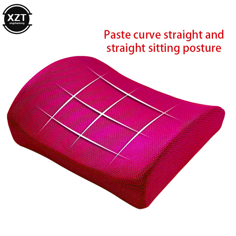 Mașină moale spumă cu memorie, respirabil, scaun auto, pernă lombară, suport pentru talie, pernă de călătorie, accesorii pentru scaunul auto