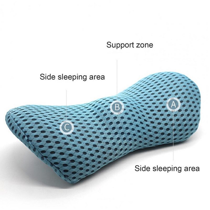 Pernă lombară pentru picioare de mașină, scaun auto din bumbac cu memorie respirabilă, suport pentru spate, pernă de masaj, pernă pentru scaun auto, accesorii pentru mașină