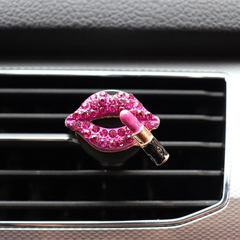 Sexy Lip Αξεσουάρ Αυτοκινήτου για Κορίτσια Εσωτερική Διακόσμηση Αυτοκινήτου Διαχύτης Αρωμάτων Γεύσεων σε Διακοσμητικό Κραγιόν Αυτοκινήτου Κλιπ αεραγωγού αυτοκινήτου