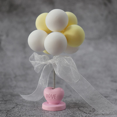 Balon za kimanje s instrumentima u automobilu Igračke Proljeće Lutka koja trese glavom Ružičasti automobilski dodatak za djevojčice Ukrasi na automobilu