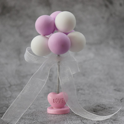 Balon za kimanje s instrumentima u automobilu Igračke Proljeće Lutka koja trese glavom Ružičasti automobilski dodatak za djevojčice Ukrasi na automobilu