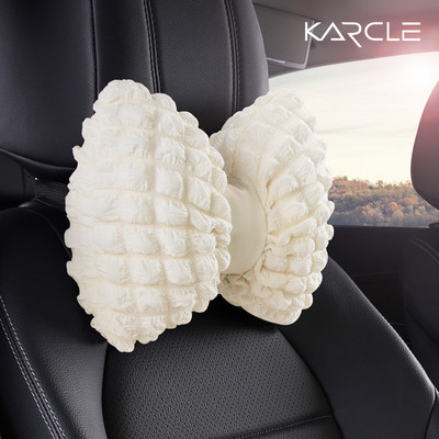 Automobilio kaklo galvos atramos pagalvės pagalvėlė Sweet Bowknot juosmens juosmens atrama kaklo atramos apsauga Automobilių salono universalus dekoras