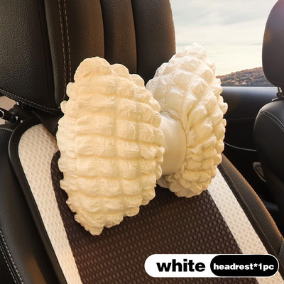 Jastuk za naslon za glavu u automobilu Slatka mašna oko struka Lumbalna podrška Zaštita za naslon za vrat Automobilska unutrašnjost Univerzalni dekor