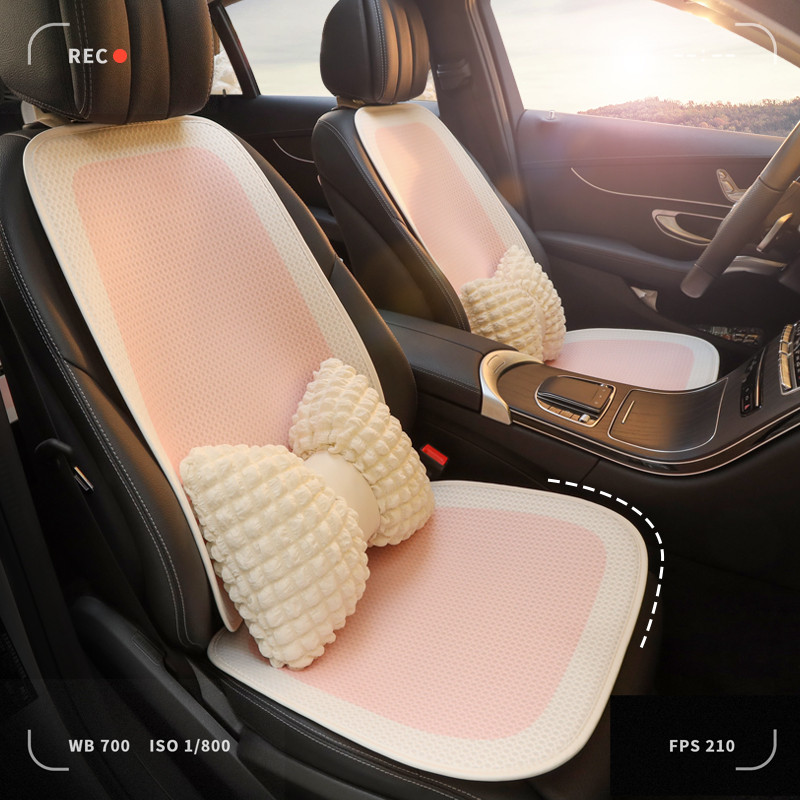 Jastuk za naslon za glavu u automobilu Slatka mašna oko struka Lumbalna podrška Zaštita za naslon za vrat Automobilska unutrašnjost Univerzalni dekor