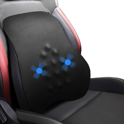 Automobilio elektrinė juosmens masažo pagalvėlė Greitai atsimušanti atminties putų nugaros masažo pagalvėlė atpalaiduojanti pagalba mažina nuovargį vairuojant