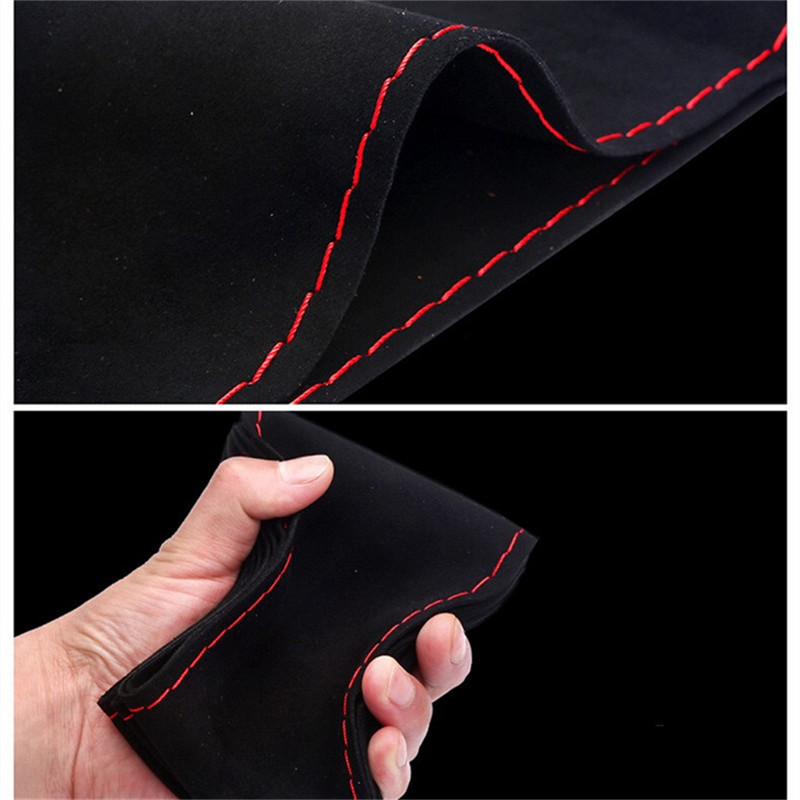 38CM vairo dangtis zomšinis vairo dangtis Universalūs automobilio salono priedai Vairo pynimo dangtelis