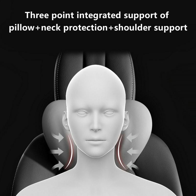 Automobilio juosmens atrama ir kaklo pagalvė | Minkštos, kvėpuojančios, patogios sėdynės galvos atramos, kaklo ir juosmens reikmenys vairuotojams