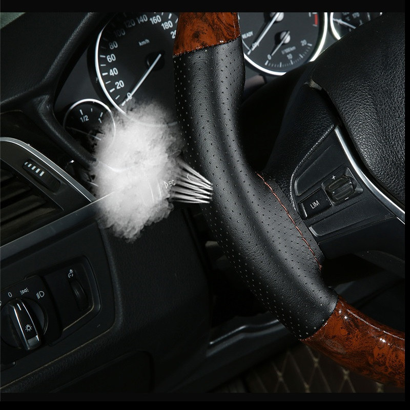 2021 Crystal automobilio vairo dangtis, odinis pynimas ant automobilio vairo korpuso vairo pynimo dangtelis 38 cm