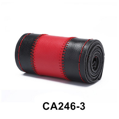 Automobilio odinis ratų pynimas madinga spalva atitinkanti 38 cm universali odinė pintinė vairo dangtelis