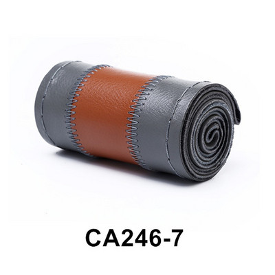 Automobilio odinis ratų pynimas madinga spalva atitinkanti 38 cm universali odinė pintinė vairo dangtelis