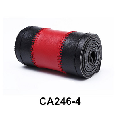 Automobilio odinis ratų pynimas madinga spalva atitinkanti 38 cm universali odinė pintinė vairo dangtelis