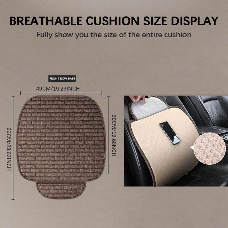 Automobilio sėdynės pagalvėlė Vairuotojo sėdynės pagalvėlė su patogia putplasčiu ir neslystančia guma Transporto priemonės Biuro kėdės Namų automobilio trinkelės sėdynės užvalkalas