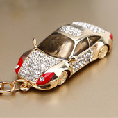 Kreativni auto privjesak za ključeve Novi metalni držač za ključeve Modna torba Šarm Dodaci Rhinestones Privjesak za ključeve Nakit Poklon