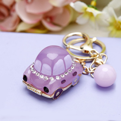 Kreativni auto privjesak za ključeve Novi metalni držač za ključeve Modna torba Šarm Dodaci Rhinestones Privjesak za ključeve Nakit Poklon