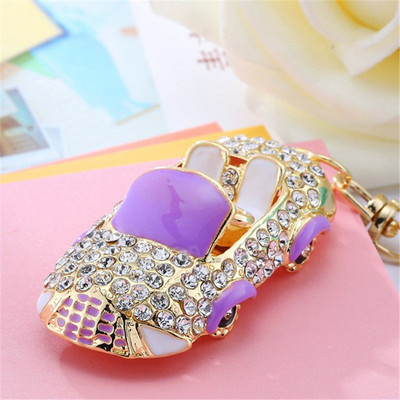 Kreativni auto privjesak za ključeve Novi metalni držač za ključeve Modna torba Šarm Dodaci Rhinestones Privjesak za ključeve Nakit Poklon