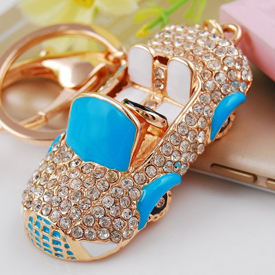 Kreativni auto privjesak za ključeve Novi metalni držač za ključeve Modna torba Šarm Dodaci Rhinestones Privjesak za ključeve Nakit Poklon