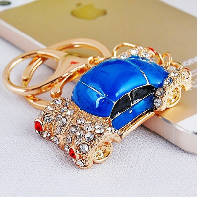 Kreativni auto privjesak za ključeve Novi metalni držač za ključeve Modna torba Šarm Dodaci Rhinestones Privjesak za ključeve Nakit Poklon