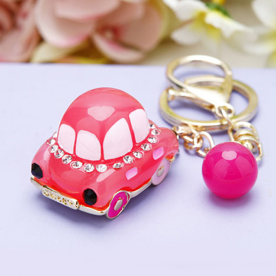 Kreativni auto privjesak za ključeve Novi metalni držač za ključeve Modna torba Šarm Dodaci Rhinestones Privjesak za ključeve Nakit Poklon
