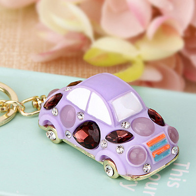 Kreativni auto privjesak za ključeve Novi metalni držač za ključeve Modna torba Šarm Dodaci Rhinestones Privjesak za ključeve Nakit Poklon