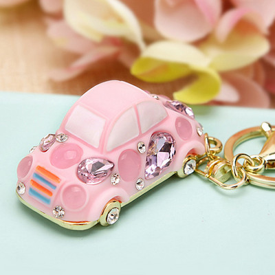 Kreativni auto privjesak za ključeve Novi metalni držač za ključeve Modna torba Šarm Dodaci Rhinestones Privjesak za ključeve Nakit Poklon